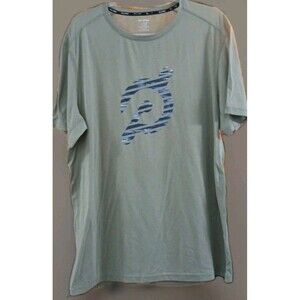 Peloton Men’s XL Core T-Shirt Olive Green Logo Athletic Gym Workout Training Tee